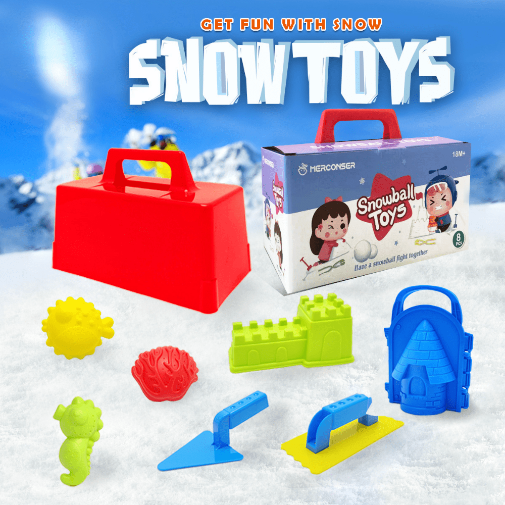 Kinetic Sand Mold - Juego de juguetes de nieve al