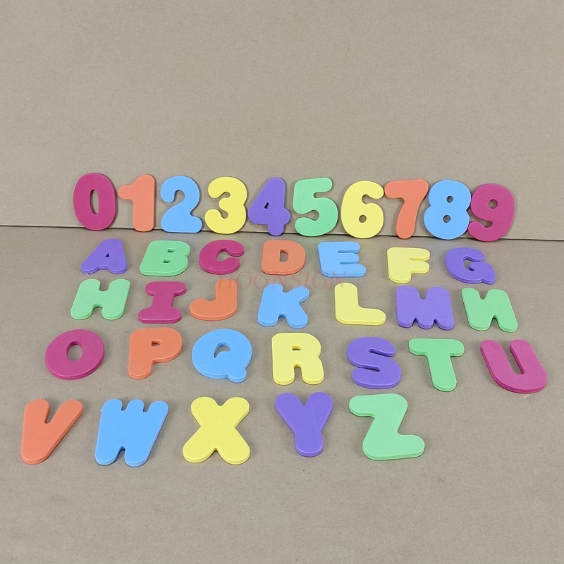 Bath Letter Number Foam - 36 unids/set bebé niños juguete educativo