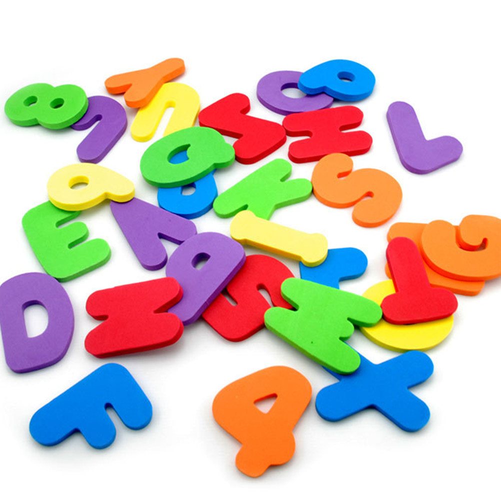 Bath Letter Number Foam - 36 Piezas de Juguetes para Baño