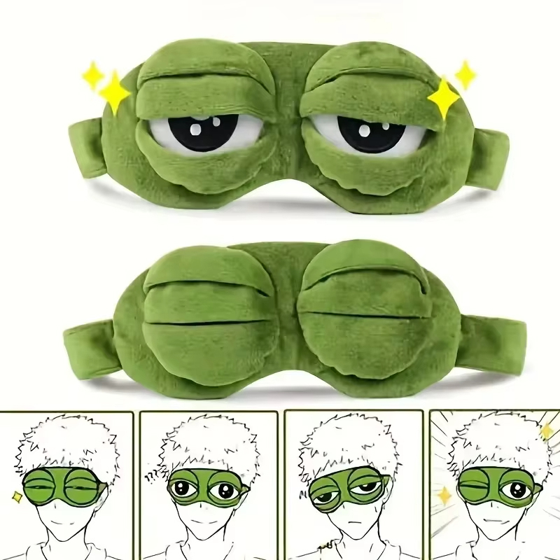 Soft Plush Doll - Antifaz con Forma de Rana para