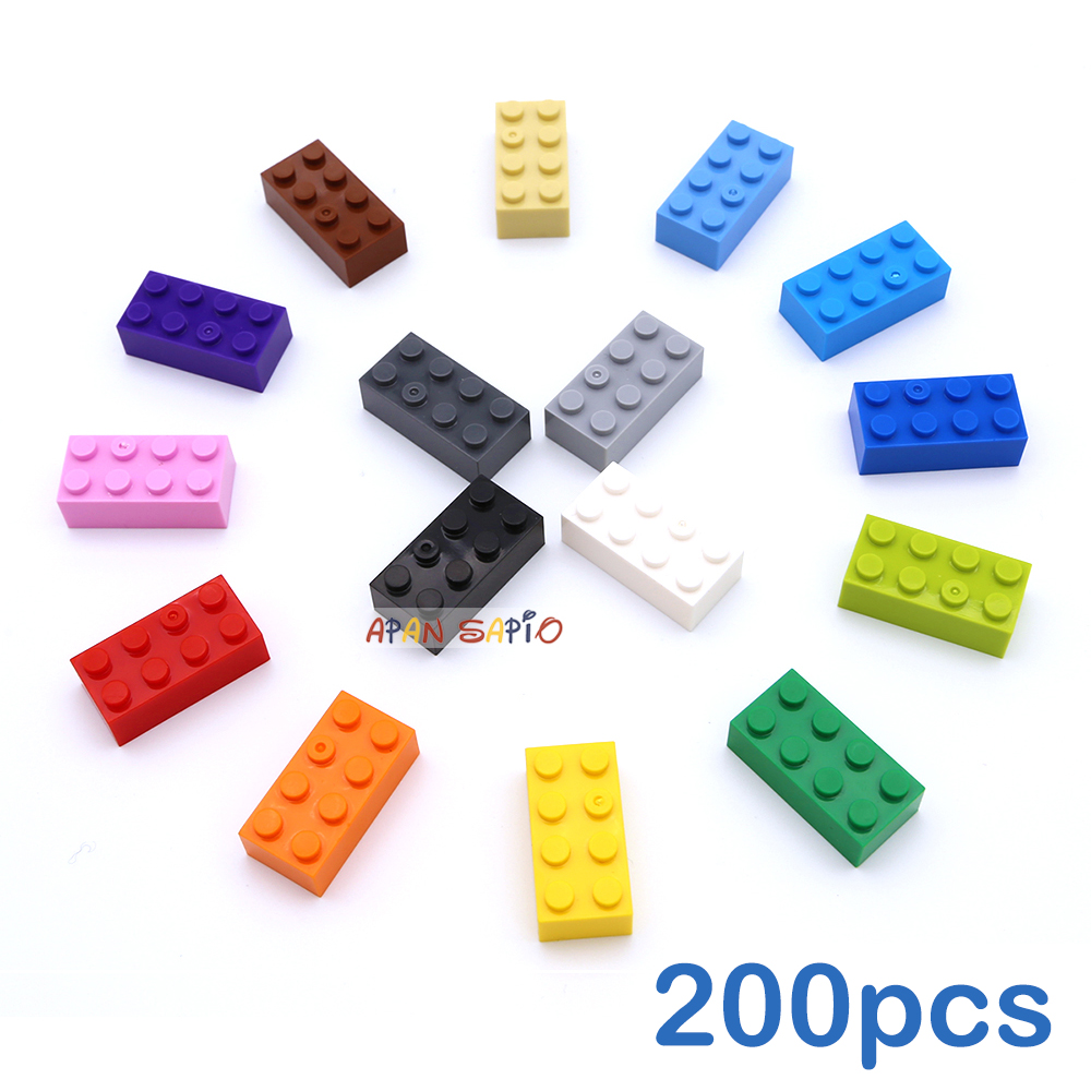 Lego Set City - 200 Uds. 2x4 puntos DIY bloques