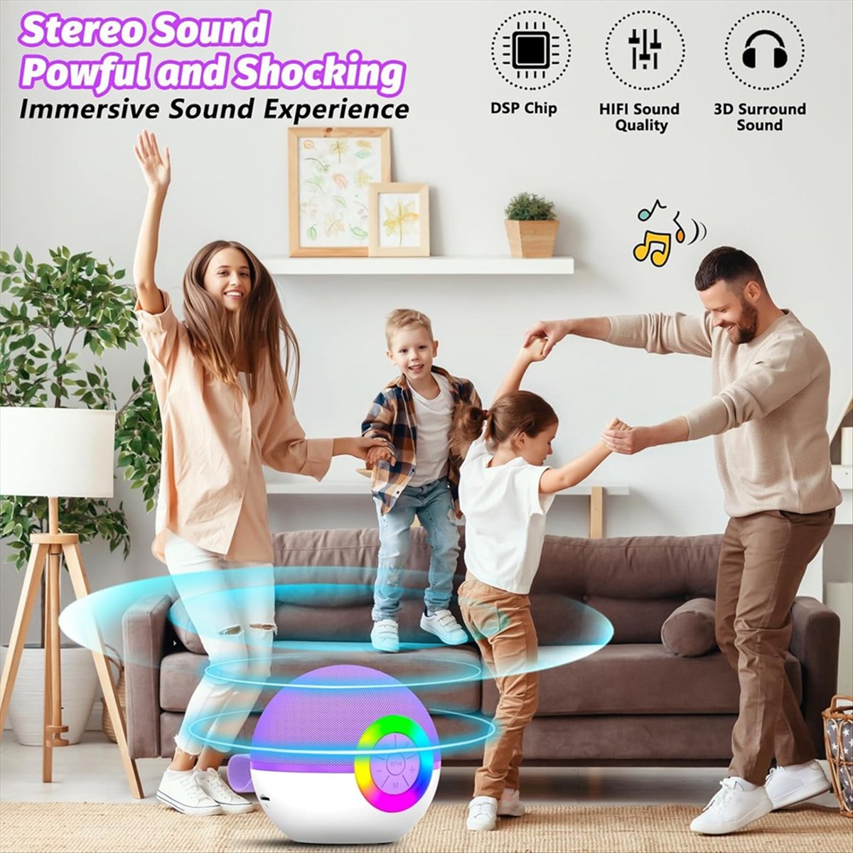 Kids Microphone Karaoke - Mini máquina de karaoke DTC5 con