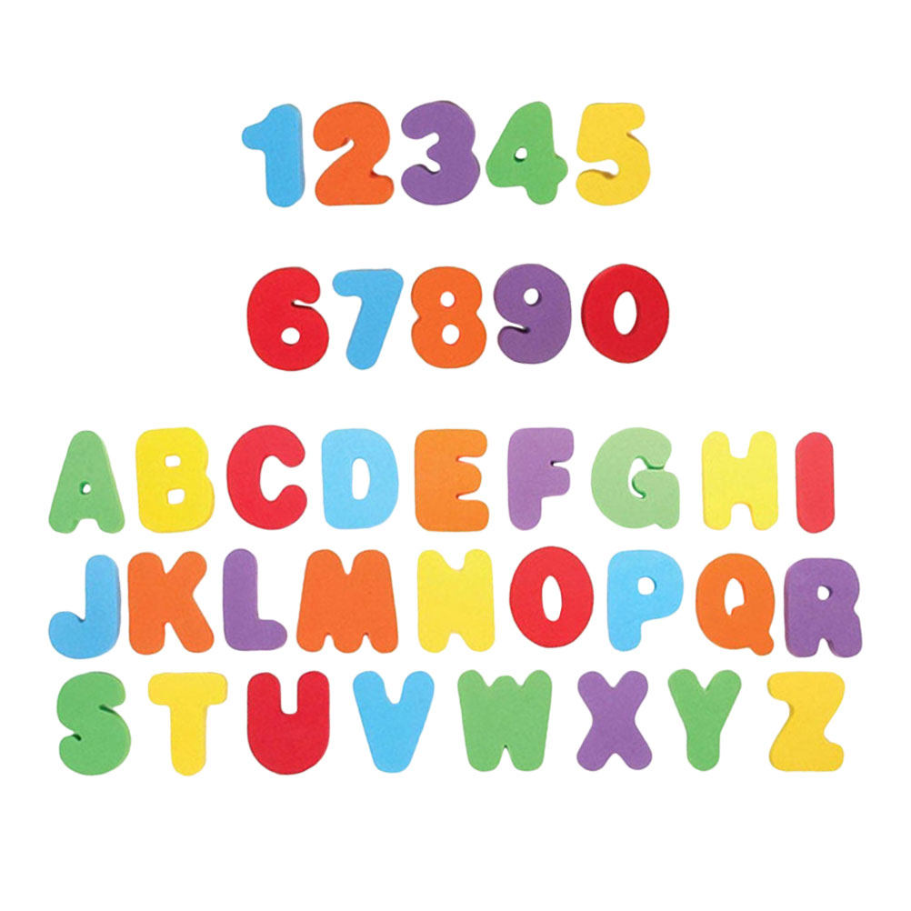 Bath Letter Number Foam - 1 Juego de Letras y Números