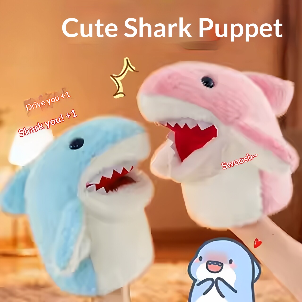 Kids Toys Idea - Marioneta de Mano de Tiburón de
