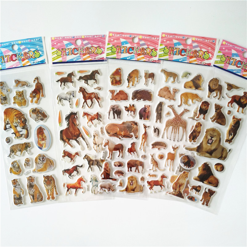 Kids Toys Elephant - Pegatinas de estilo de animales salvajes