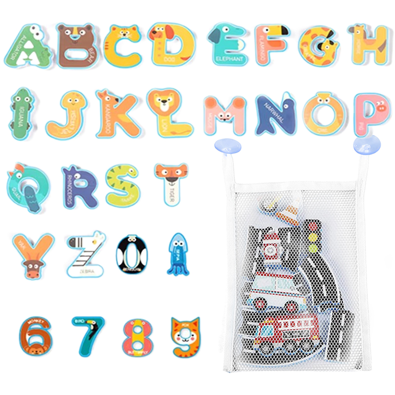 Juguetes de baño para bebé, di - Bath Letter Number Foam reseña y precio