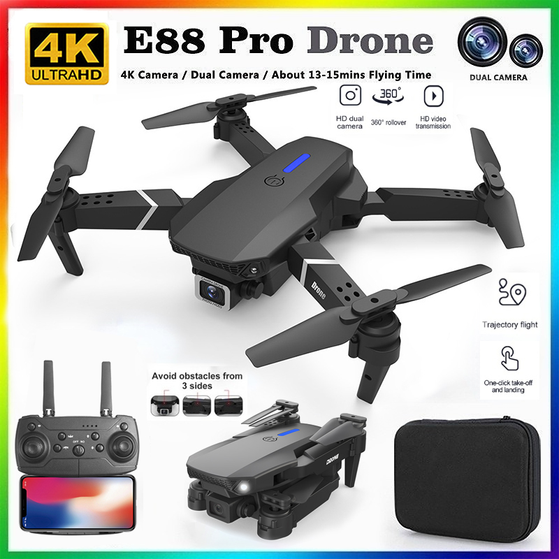 Nuevo Dron RC Profesional E88  - Kids Toys Drone reseña y precio