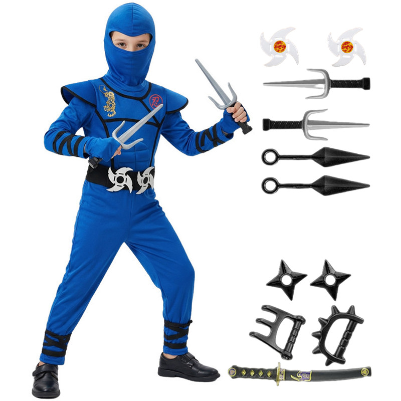 Disfraz de Ninja negro y azul  - Kids Toys Movie reseña y precio