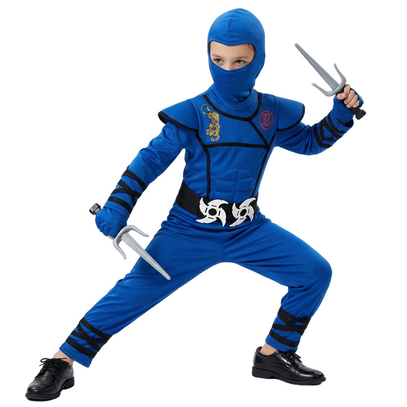 Disfraz de Ninja negro y azul  - Kids Toys Movie reseña y precio