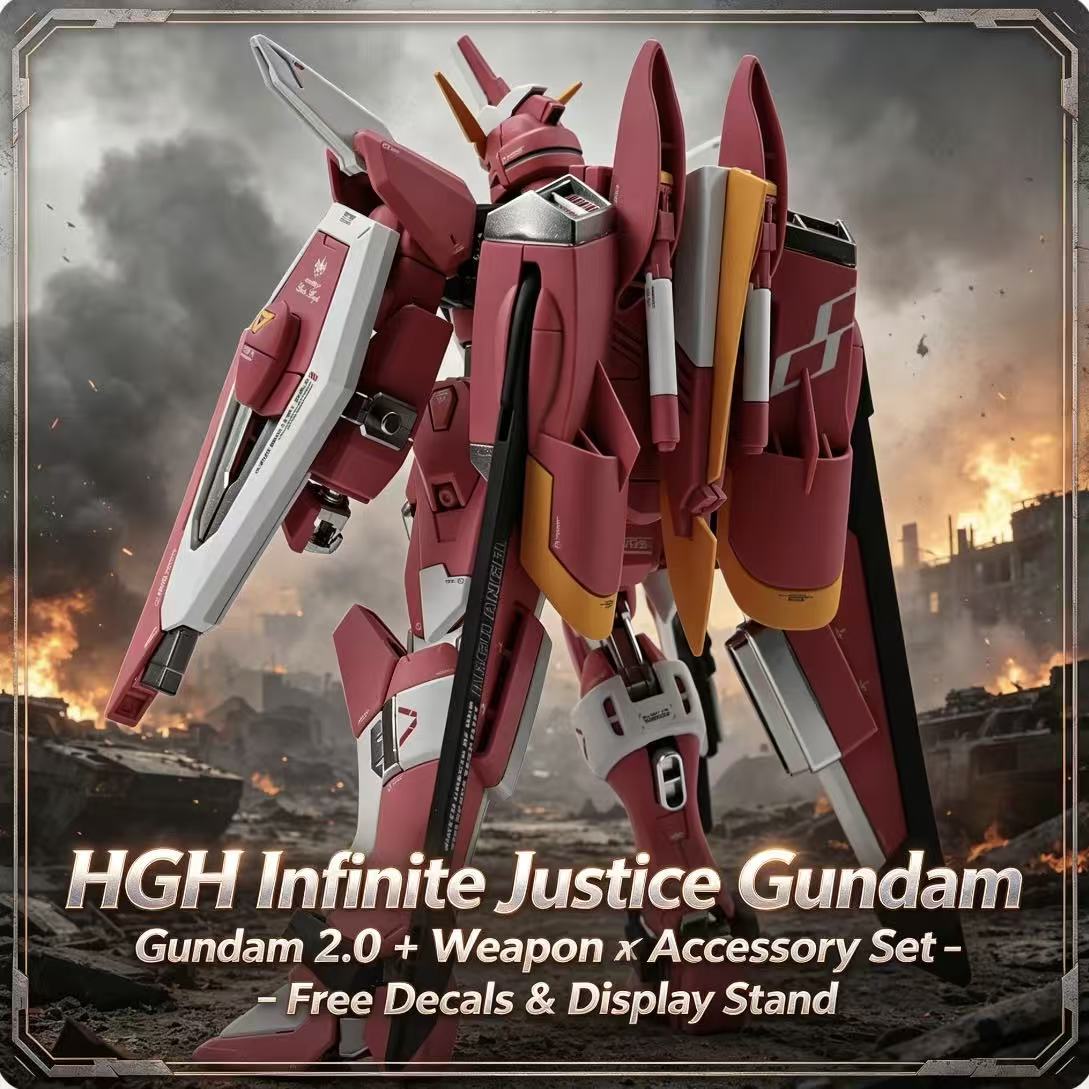 231 HG 1/144 Infinite Justice  - Bandai Model Gundam Hg reseña y precio
