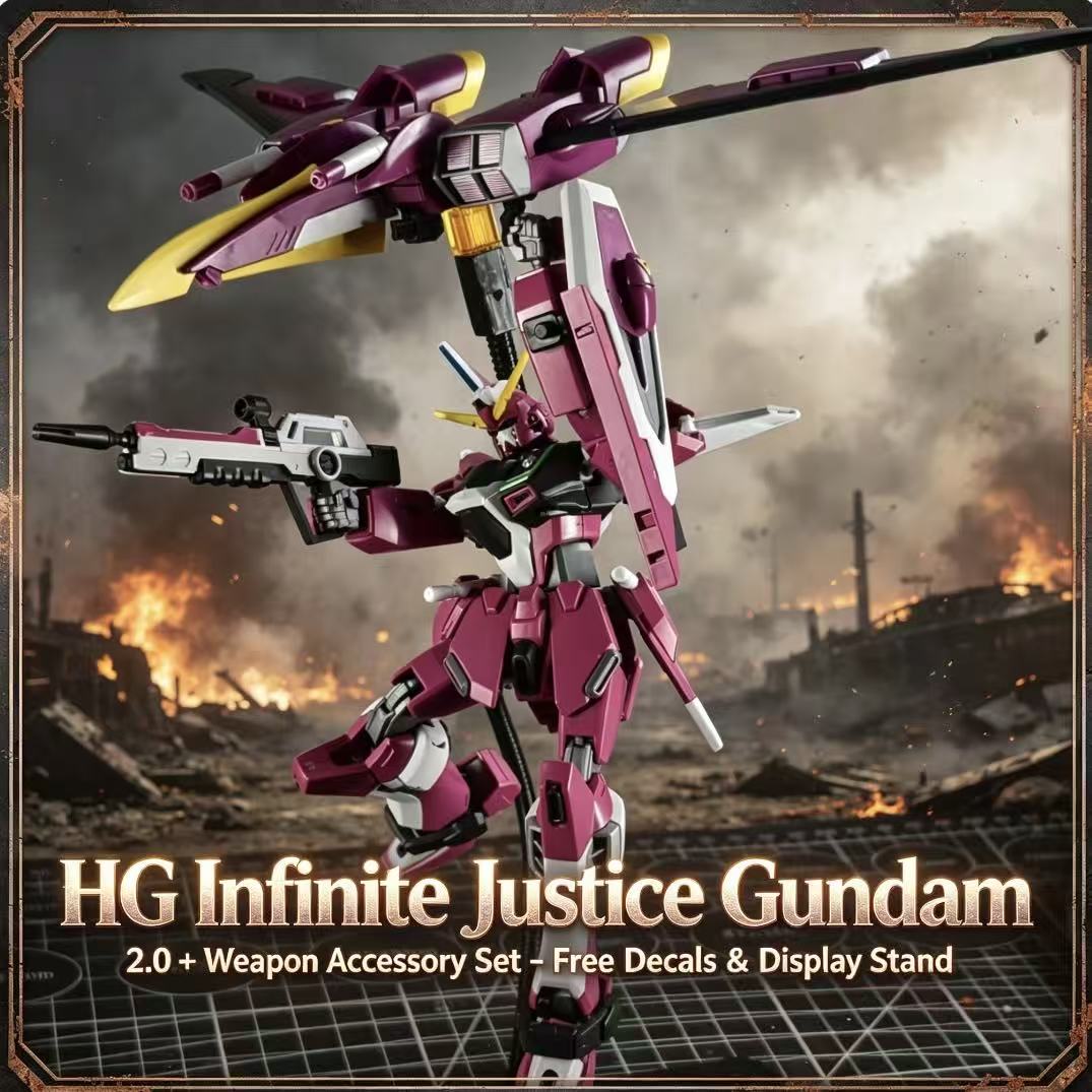 231 HG 1/144 Infinite Justice  - Bandai Model Gundam Hg reseña y precio