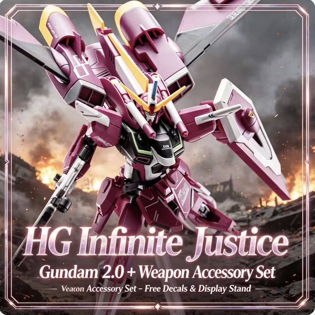 231 HG 1/144 Infinite Justice  - Bandai Model Gundam Hg reseña y precio