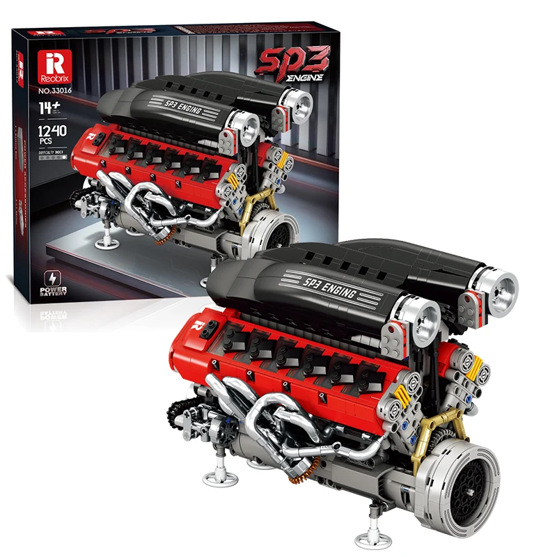 1240 Piezas Motor de Coche SP3 - Kids Toys Idea reseña y precio