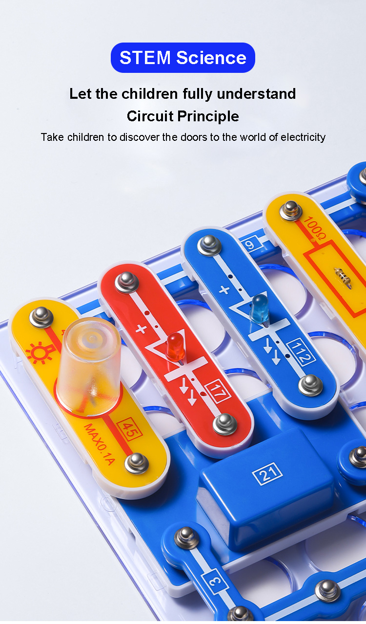 Bloques electrónicos de circui - Science Experiment Kit reseña y precio