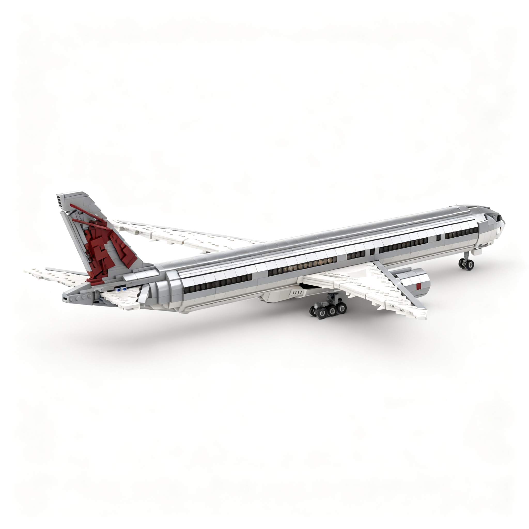 2171 Piezas MOC Boeing 300ER Q - Kids Toys Qatar reseña y precio