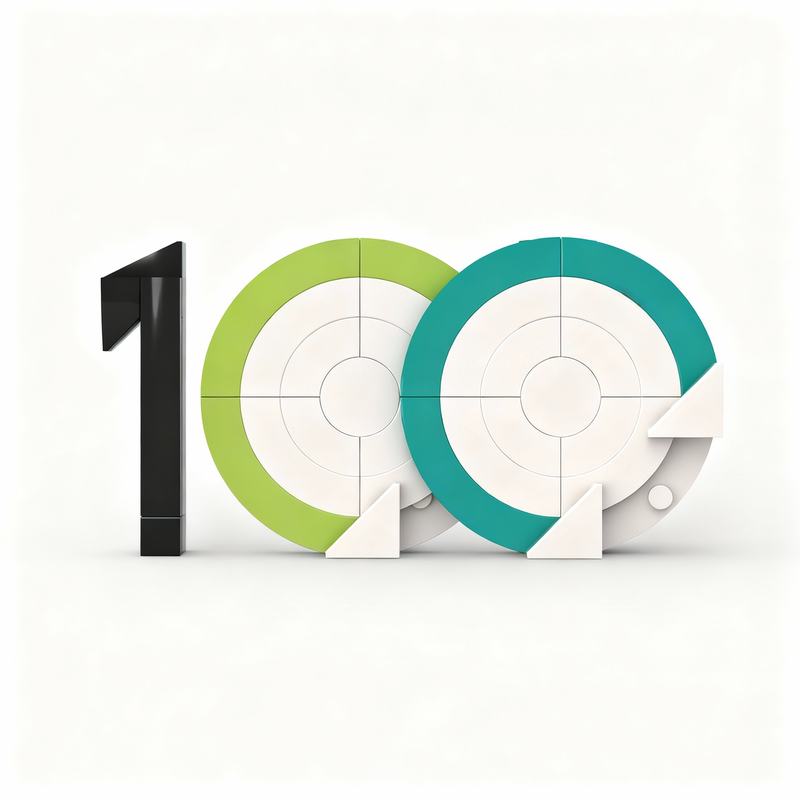 100 Piezas de Bloques de Const - Kids Toys Logo reseña y precio
