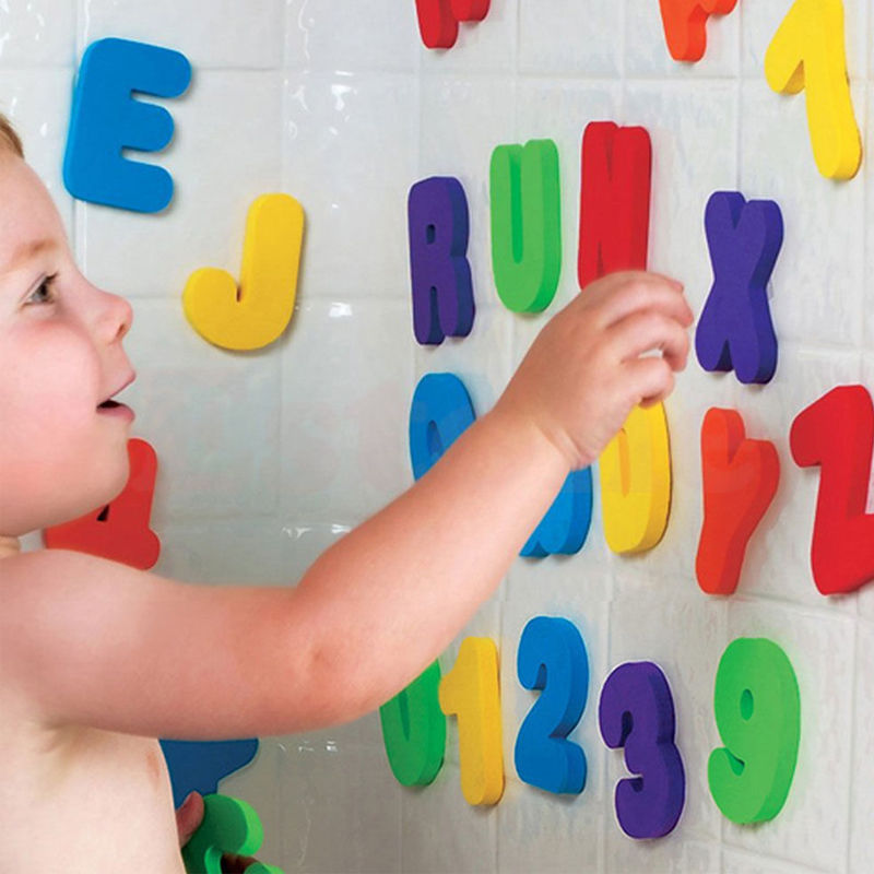 Juguete educativo de espuma co - Bath Letter Number Foam reseña y precio