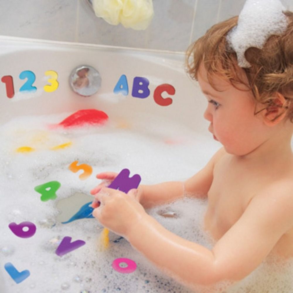 Juego de pegatinas de 36 Uds., - Bath Letter Number Foam reseña y precio