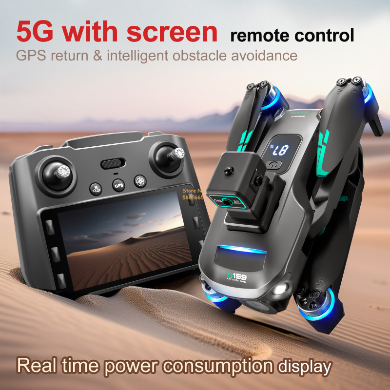 8K Cámara Dual 5G WIFI FPV Con - Kids Toys Drone reseña y precio