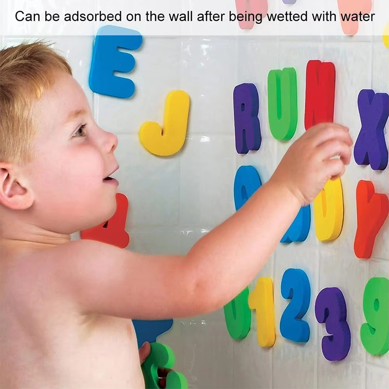 Juguetes de baño para niños, j - Bath Letter Number Foam reseña y precio