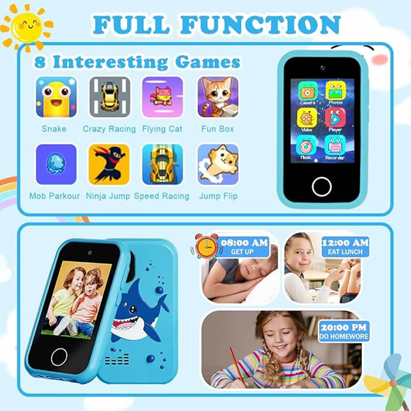 Cámara Digital para Niños, Tel - Kids Toys Smartphone reseña y precio