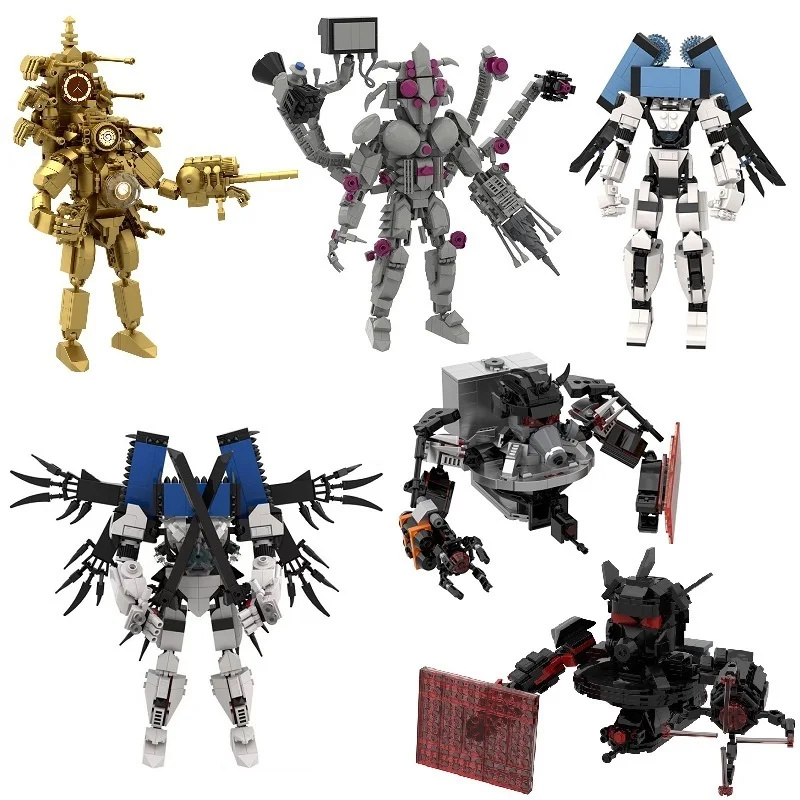 Skibidi-bloques de construcció - Kids Toys Logo reseña y precio