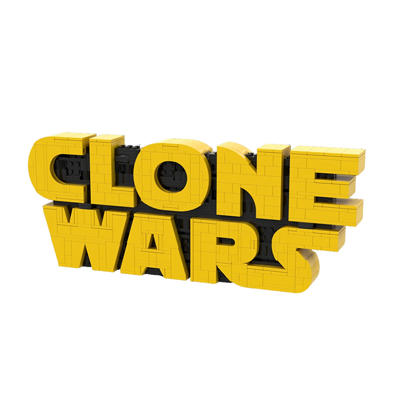 742 Piezas MOC Clone Wars Logo - Kids Toys Logo reseña y precio
