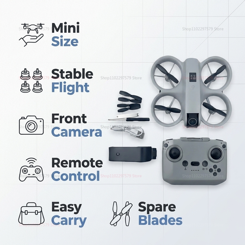 Mini Dron con Cámara HD 8K, FP - Kids Toys Drone reseña y precio