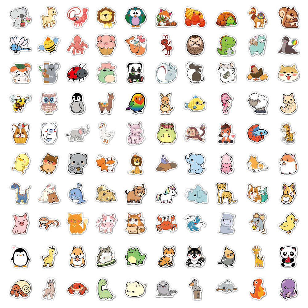 100 Uds. Pegatinas divertidas  - Kids Toys Logo reseña y precio