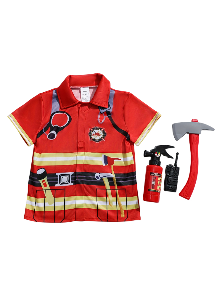 Camiseta de Estilo Bombero par - Kids Toys Idea reseña y precio