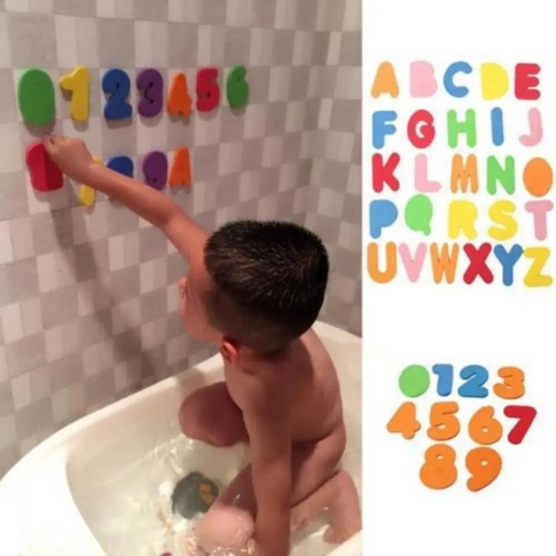 Juguetes de Baño Flotantes par - Bath Letter Number Foam reseña y precio