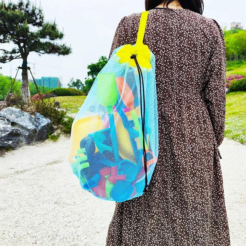 Bolsa de Playa de Malla Portát - Kids Storage Toys reseña y precio