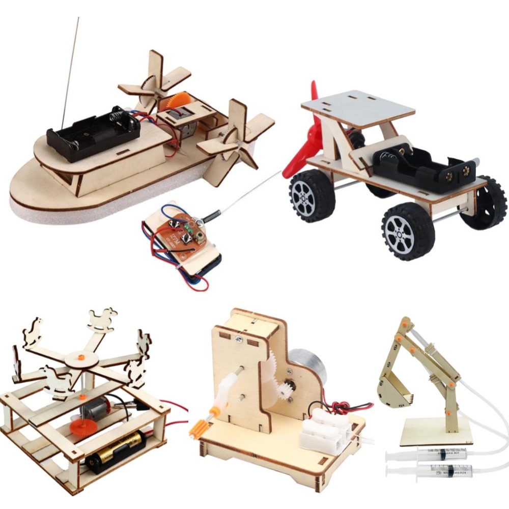 Modelo de barco de madera para - Science Experiment Kit reseña y precio