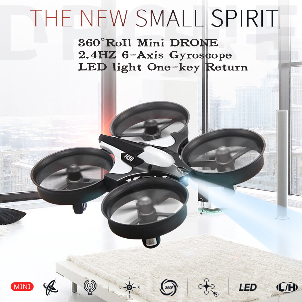 Mini Dron JJRC H36 2.4G de 6 E - Kids Toys Drone reseña y precio