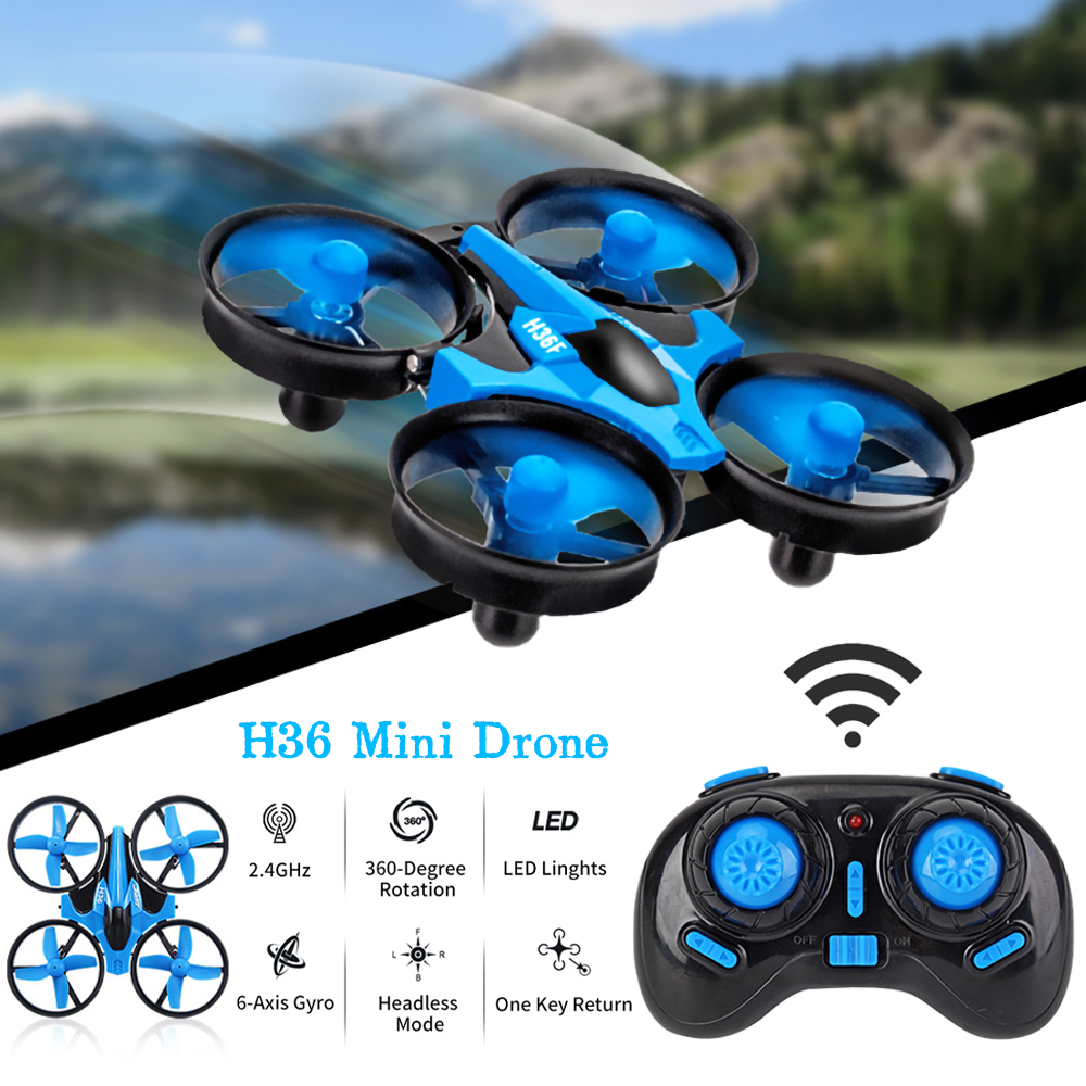 Mini Dron JJRC H36 2.4G de 6 E - Kids Toys Drone reseña y precio