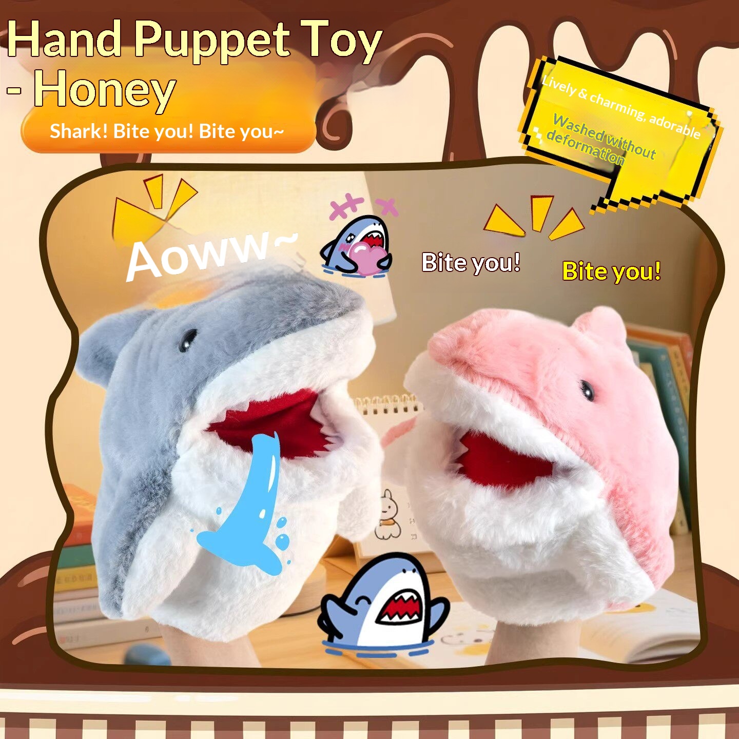 Marioneta de Mano de Tiburón d - Kids Toys Idea reseña y precio