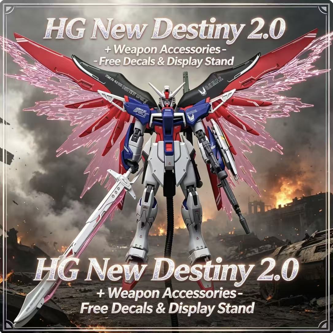 224 HG 1/144 Destiny Spec II F - Bandai Model Gundam Hg reseña y precio