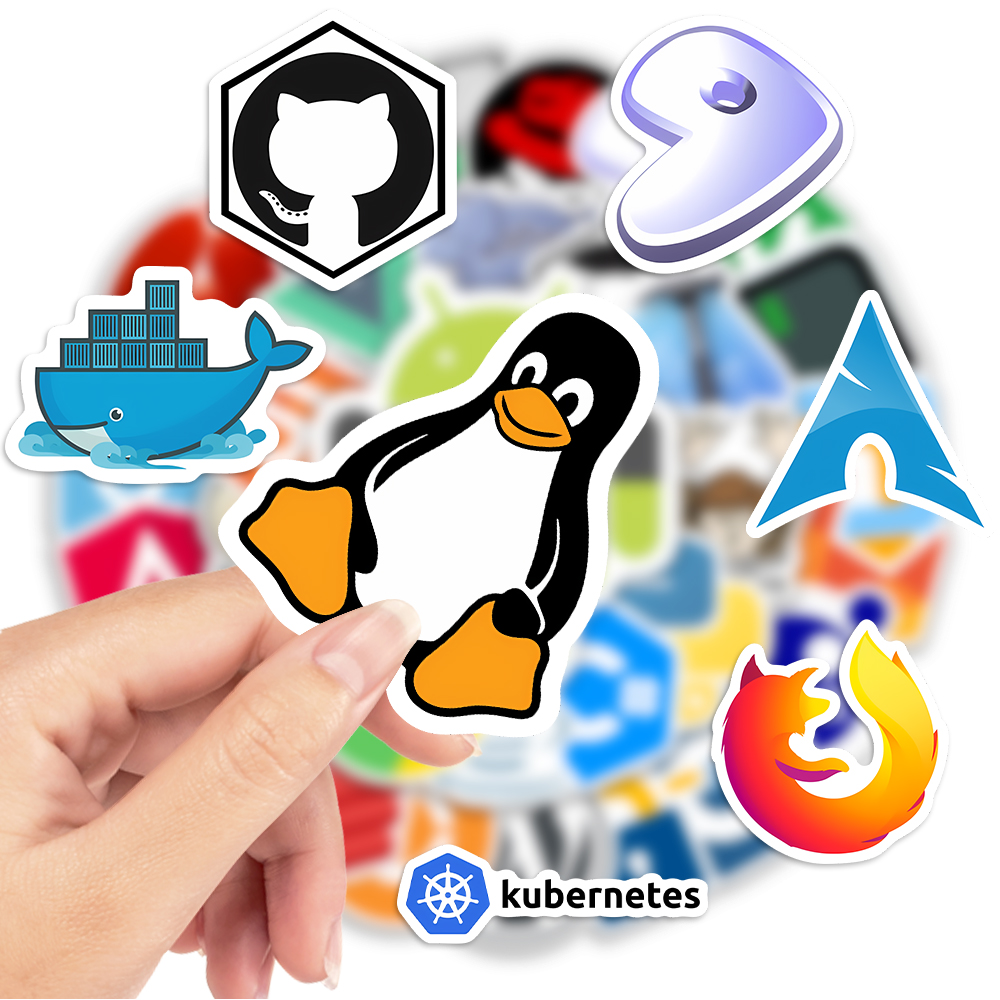 Divertidos pegatinas de progra - Kids Toys Logo reseña y precio