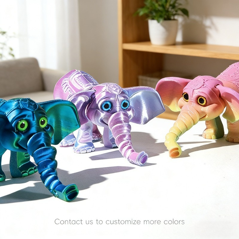 Figura de Elefante Impresa en  - Kids Toys Elephant reseña y precio