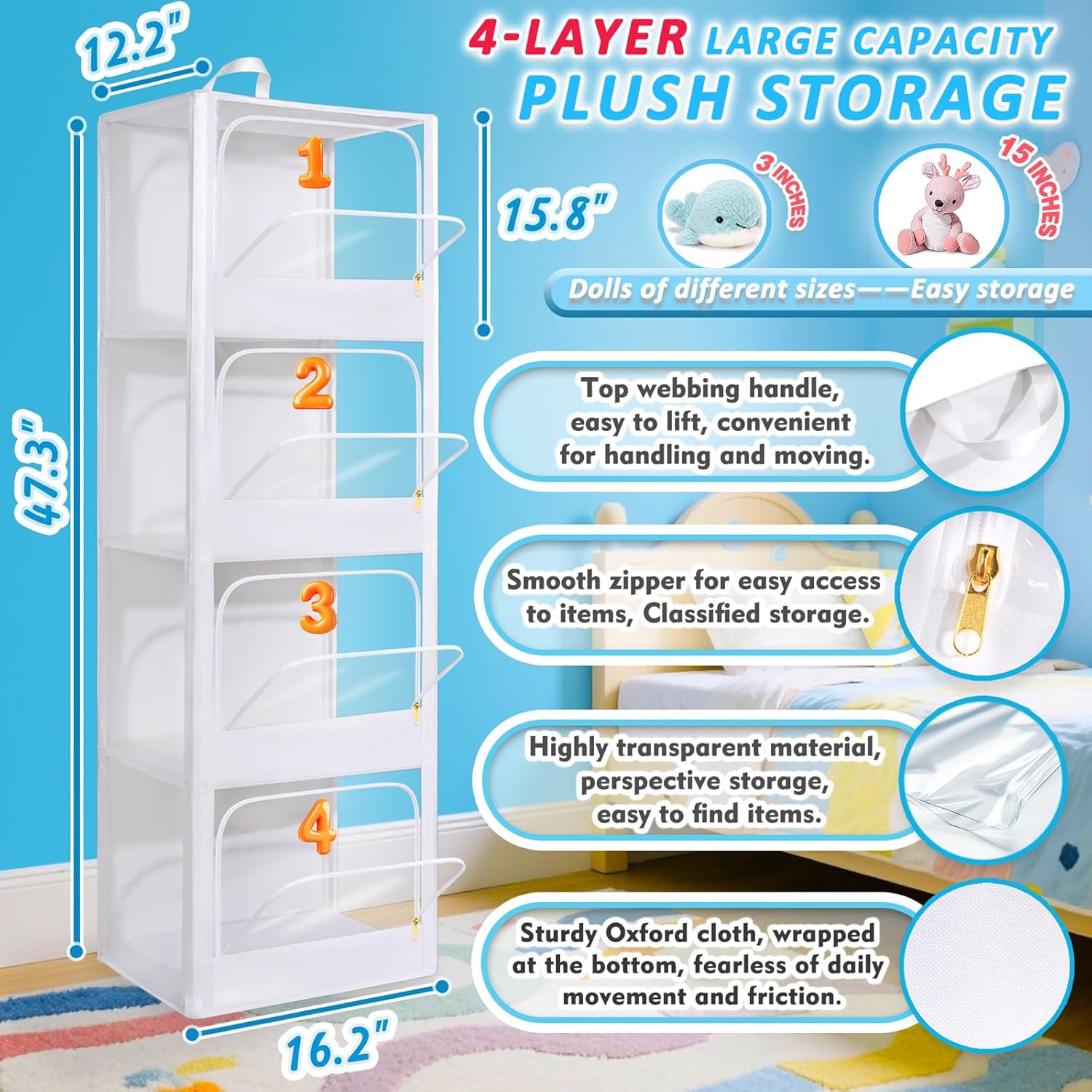 Organizador de Juguetes de Pel - Kids Storage Toys reseña y precio