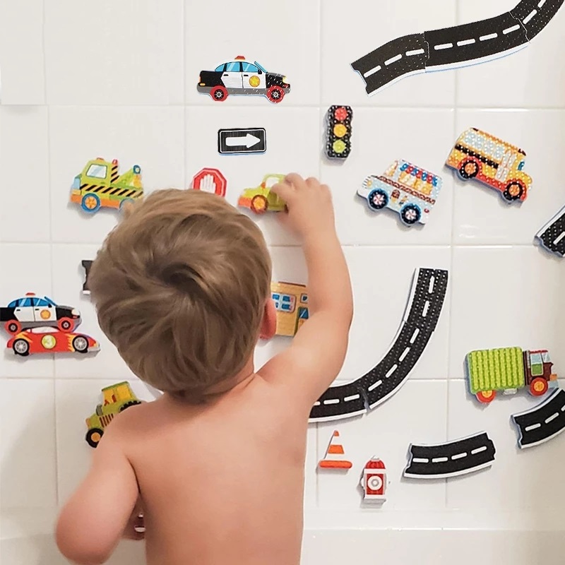 Juguetes de baño para bebé, ju - Bath Letter Number Foam reseña y precio