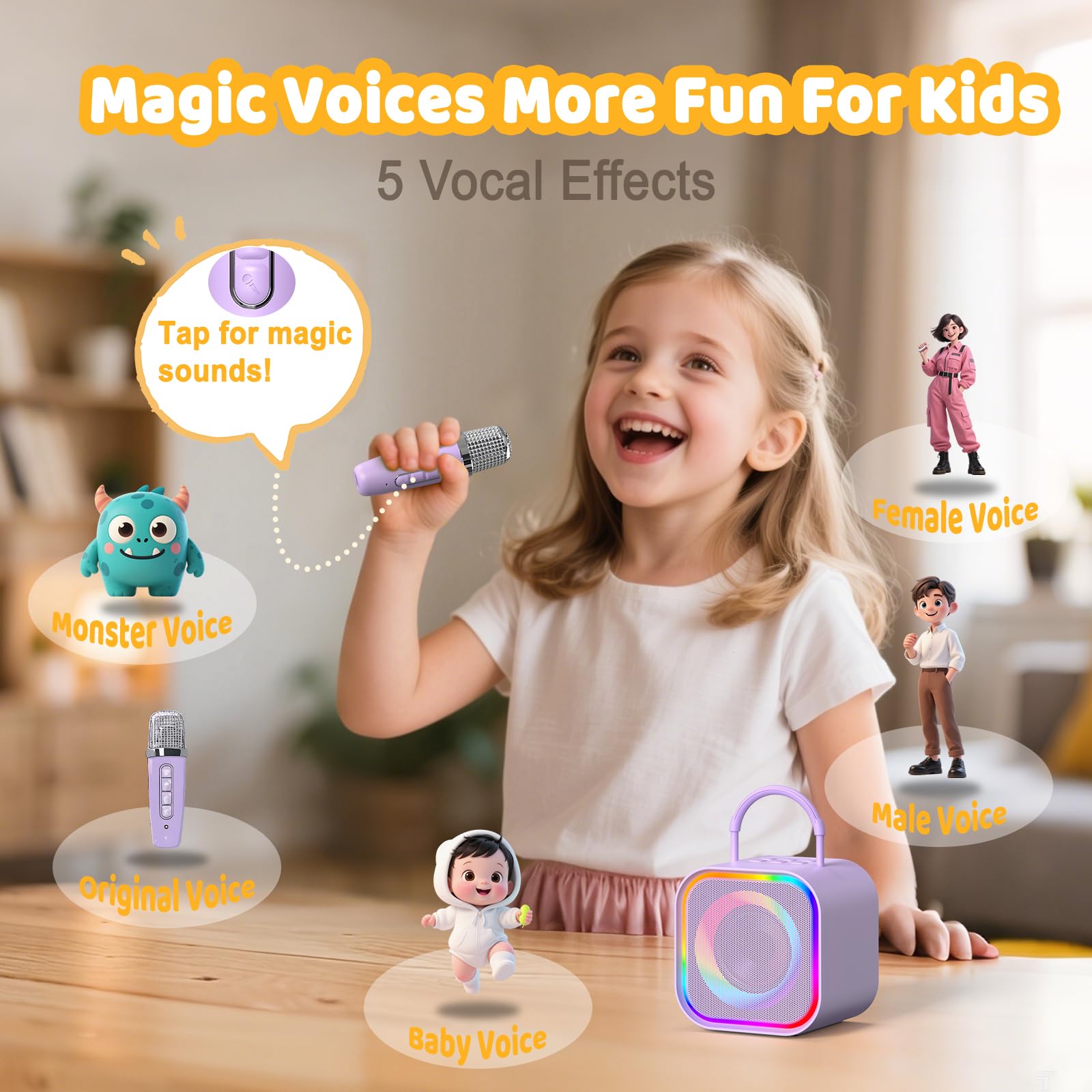 Máquina de Karaoke Mini Haomur - Kids Microphone Karaoke reseña y precio