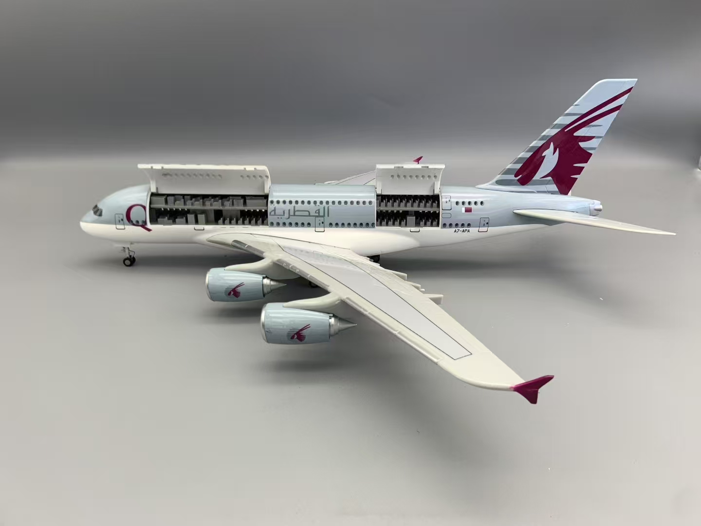 Nuevo modelo de avión A380 Qat - Kids Toys Qatar reseña y precio