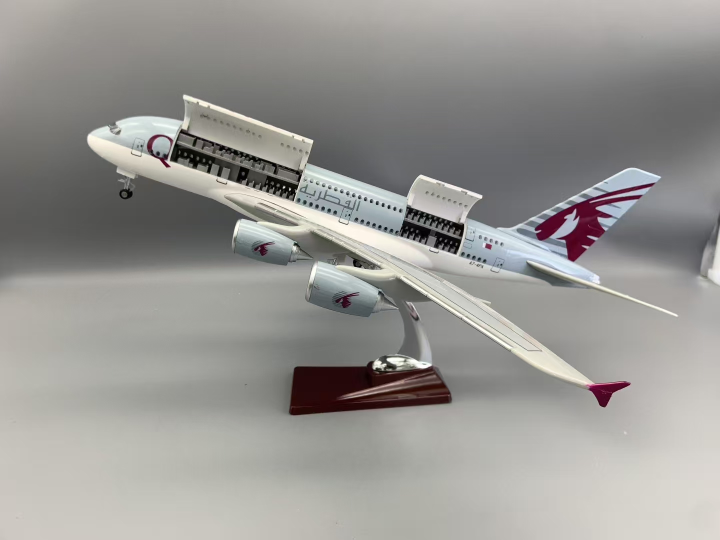 Nuevo modelo de avión A380 Qat - Kids Toys Qatar reseña y precio