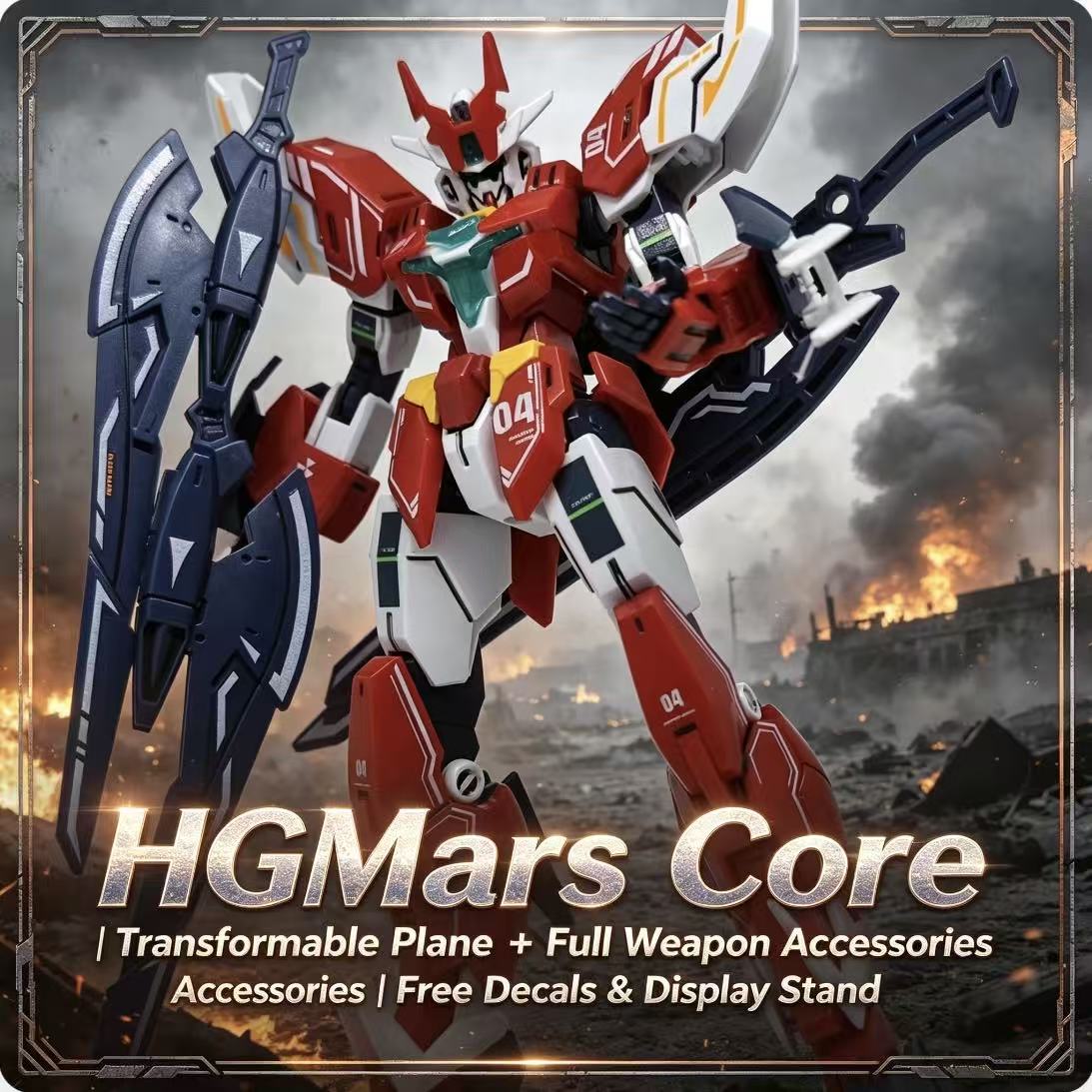 008A HG 1/144 Mars Core Warrio - Bandai Model Gundam Hg reseña y precio