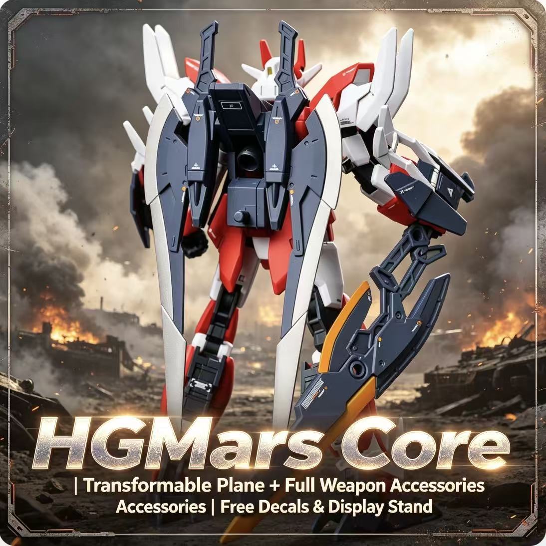 008A HG 1/144 Mars Core Warrio - Bandai Model Gundam Hg reseña y precio