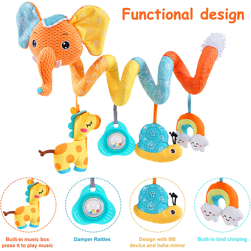 Juguetes para asiento de coche - Kids Toys Elephant reseña y precio