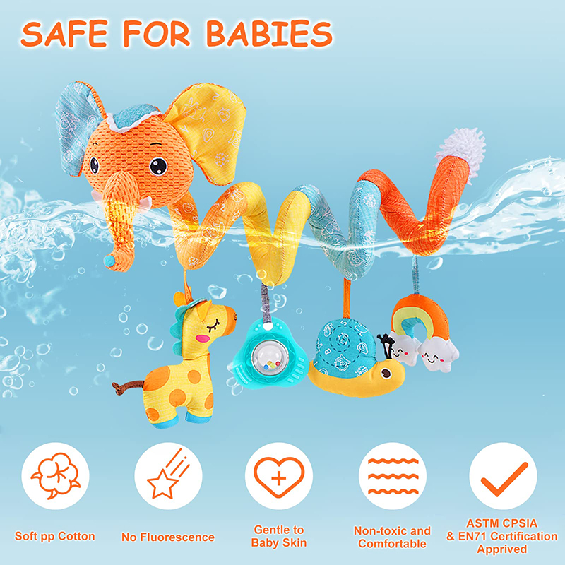Juguetes para asiento de coche - Kids Toys Elephant reseña y precio