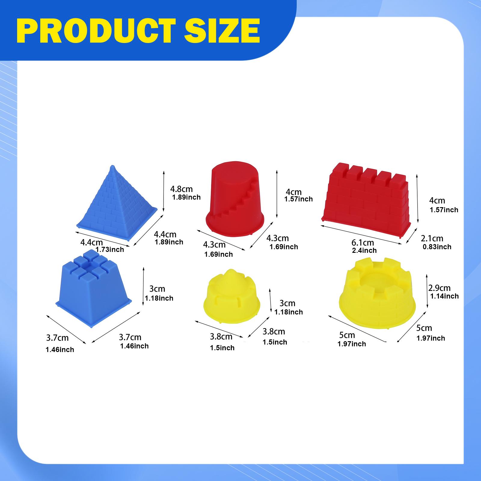3xBeach Sand Set - Modelo de c - Kinetic Sand Mold reseña y precio